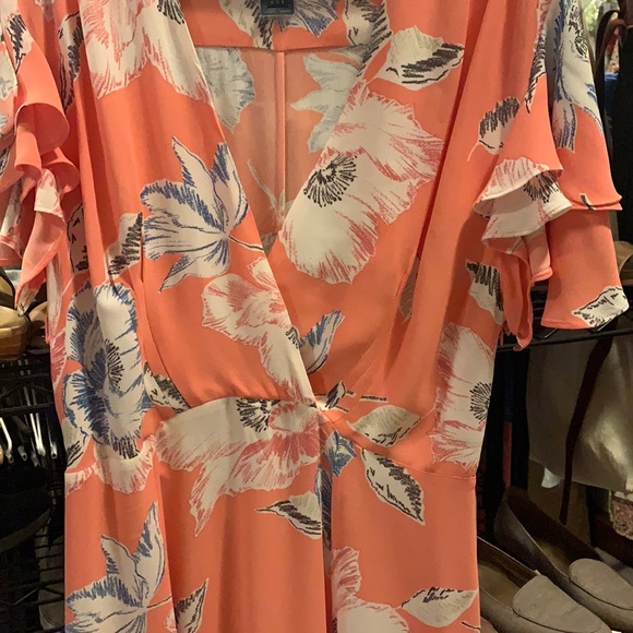 French Connection Cari Crepe Midi Tea Dress, 6 - Picture 4 of 7